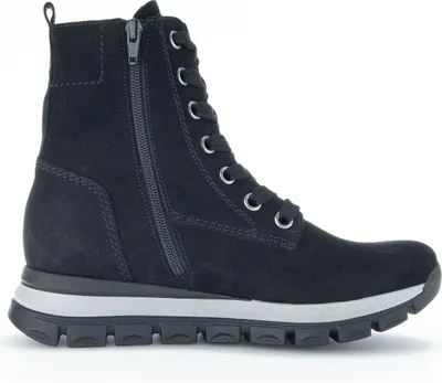Produktbild von Gabor Damen  Schnürstiefel & Boots ungefüttert schwarz Gr. 5