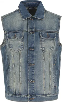 Produktbild von Urban Classics Denim Vest, Größe: Xxl; Farbe: Lightblue