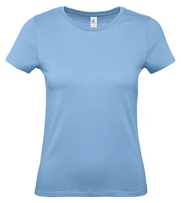 Image de B&C - T-shirt « #E150 » pour femmes FK1976 (S) (bleu ciel)