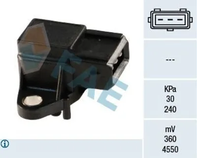 Produktbild von FAE 15029 Ladedrucksensor für BMW 3 Limousine (E46) Saugrohr