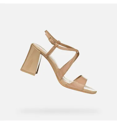 Produktbild von Geox Hellbraune Damensandalen New Eraklia 80 T01 36