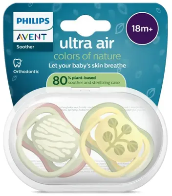 Zdjęcie produktu dla Philips AVENT SCF349/51, Klasyczny smoczek dziecięcy, Ortodontyczne, Silikon, Chłopak, dziewczyna