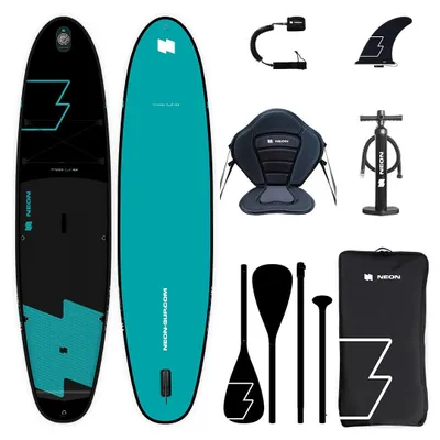 Produktbild von Neon Led Combo 10'8 – Aufblasbares SUP & Kajak Stand-Up-Paddle-Board
