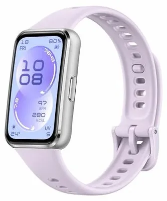 Produktbild von HUAWEI Band 11 Smartwatch, Fitness Tracker mit 1,62" AMOLED-Display, 1500 Nits, Herzfrequenz- & Schlaftracking, SpO2, Bis zu 14 Tage Akku, Bluetooth, Android & iOS, Legierungsgehäuse, Violett