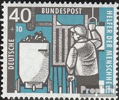 Produktbild von Briefmarken BRD (BR.Deutschland) 1957 Mi 273 gestempelt Kohlebergbau