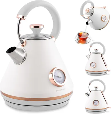 Obrázek produktu pro Berdsen 370101 Rychlovarná konvice s teploměrem 1,7 l BD-701 - bílá