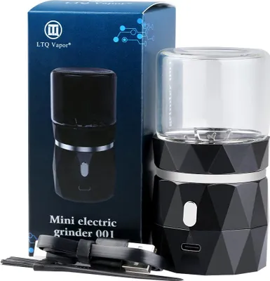 Obrázok produktu pre Mlynček na kávu z nehrdzavejúcej ocele Elektrický mini mlynček na korenie a kávové zrná, 200 W, 16 000 ot./min., mlynček na korenie