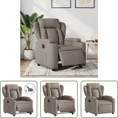 Obrázok produktu pre Obývací obchod Recliner Electric Taupe Fabric