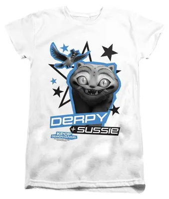 Produktbild von K-Pop Demon Hunters - T-Shirt für Damen, Anliegend TV42822 (XXL) (Weiß), KI-generiertes Bild