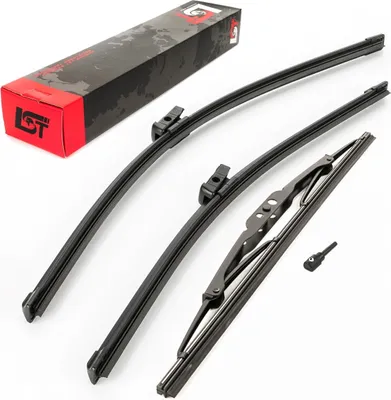 Produktbild von Frontwischer + Heckwischer Scheibenwischer Set für SEAT IBIZA III ab 02/2006