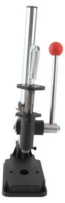 Productafbeelding van Kleine, handmatige pers- en stansmachine, lederpons, stansgereedschap voor doe-het-zelf projecten om gaten te maken, met boorklem