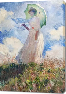 Immagine prodotto di Quadro 70x100 cm Suzanne Hoschedé, Monet Vintage per il salotto