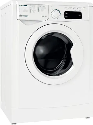A white Indesit washing machine is shown from the front against a white background.