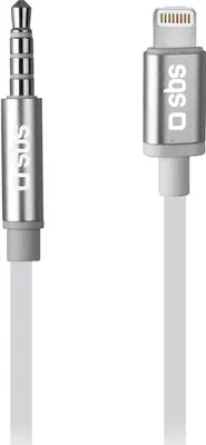 Immagine prodotto di SBS TEADAPTIPJACK35W cavo audio 1 m 3.5mm Lightning Bianco
