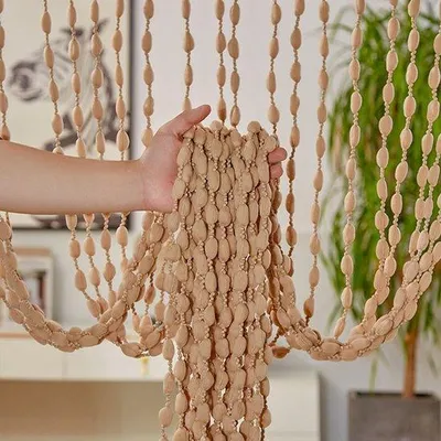 Immagine prodotto di Tende anti-zanzare Unyqoos® da 100 x 200 cm, realizzate in poliestere con motivo a fili d'argento – ideali come tenda per porte, tenda a perline, protezione contro le zanzare e elemento decorativo per dividere gli ambienti
