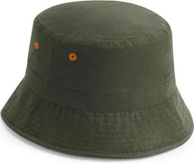 Immagine prodotto di Beechfield B84R | Cappello a secchiello in poliestere riciclato con coulisse elastica - Colore: Verde oliva - Taglia: L/XL