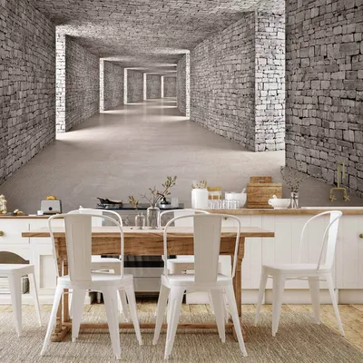 Produktbild von Vlies Fototapete - Mysterious Tunnel 400x280 cm 3D d-B-0332-a-a