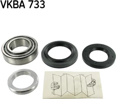 Produktbild von SKF Radlagersatz Hinten für VOLVO 940 II Kombi (945) 73mm VKBA 733