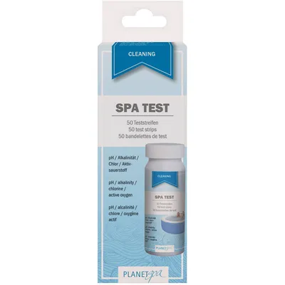 Produktbild von Planet Spa Wasserteststreifen - pH/Chlor/O2/Alkalinität