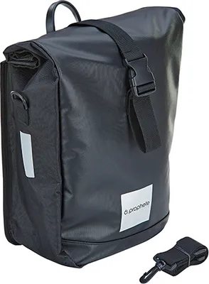 Produktbild von Prophete Seitenpacktasche, 20L, wasserdicht, mit Schnellverschlus,. mit Tragegriff, schwarz