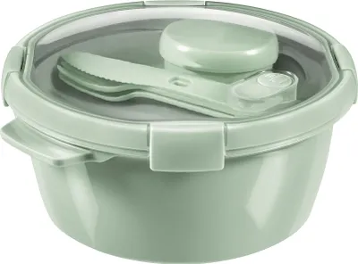 Zdjęcie produktu dla Curver Pojemnik Śniadaniowy 1,6L Lunchbox Śniadaniówka Na Żywność Sztućce