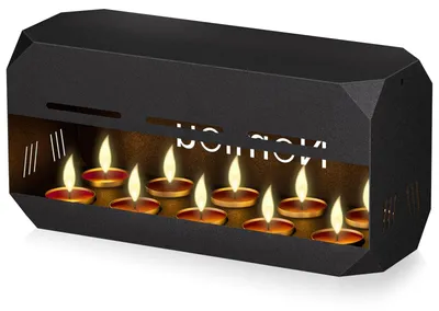 Productafbeelding van Theelichtverwarmer voor 10 theelichthouders, met een uniek ontwerp