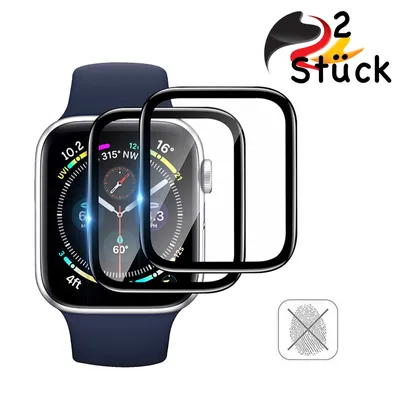 Produktbild von 2x 3D Displayschutz für Apple Watch Series 7 8 SE SE2 2022 41MM -  Panzerfolie Acryl Ceramic Glas Schutzglas Schutzfolie Panzerglas Panzerfolie