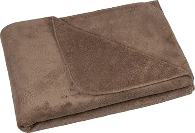 Zdjęcie produktu dla Koc Korall micro - kawowy - 75x100