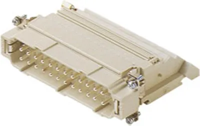 Produktbild von CTSEM 24 L I.L.M.E. Ilme CTSE Stifteinsatz (M) ""links"" Käfigzugfederanschluss, 24-polig+PE 500V, 16A - 1 Stück