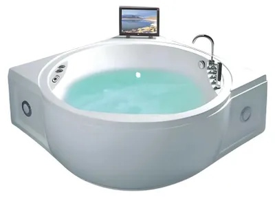 Zdjęcie produktu dla Akrylowa wanna z hydromasażem Wanna z hydromasażem Wanna spa Wanna z hydromasażem 154x154 cm