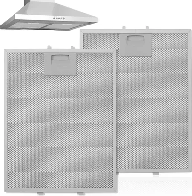 Zdjęcie produktu dla Filtr do okapu 2 sztuki, 320 x 2 mm, 5-warstwowe aluminium, do kuchni