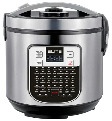 Obrázok produktu pre Multikuker Elite EMC-51286, 900W, 5 L, 46 programov, časovač, LED displej, nerezová oceľ