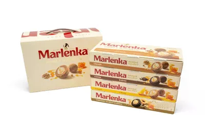Zdjęcie produktu dla MARLENKA Zestaw bombek świątecznych 4 x 235 g