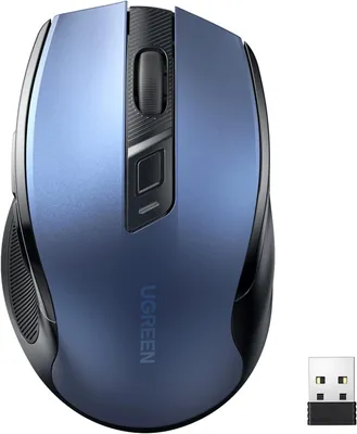 Produktbild von Maus  mit 4000 DPI, Ergonomisches Design, Mouse mit USB Empfänger, 18 Monate Akkulaufzeit, funkmaus kompatibel mit Laptop Computer Windows macOS Linux