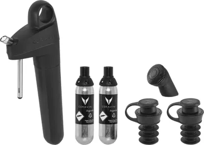 Image de Ensemble de conservation du vin Coravin Pivot +, noir