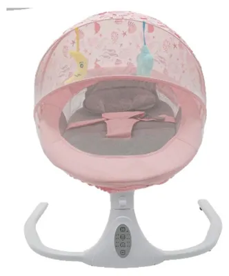 Produktbild von Baby Schaukler, Fernbedienung, einstellbare Schaukelgeschwindigkeiten, Rosa