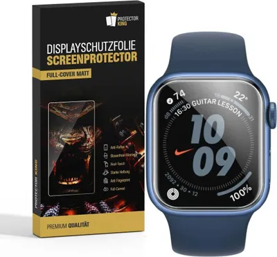 Produktbild von 4x Displayschutzfolie für Apple Watch 2 & 3 42mm FULL COVER Displayfolie MATT