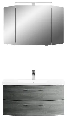 Produktbild von Pelipal Sprint Cassca - SPRINT - Badmöbelset, Graphit Struktur quer NB, 100 cm