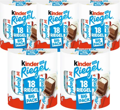 Image de Chocolat au lait entier pour enfants fourré à la crème de lait 378g paquet de 5