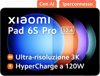 Produktbild von Xiaomi Pad 6S Pro 12.4 Graphitgrau 8 Gigabyte 256 Gigabyte