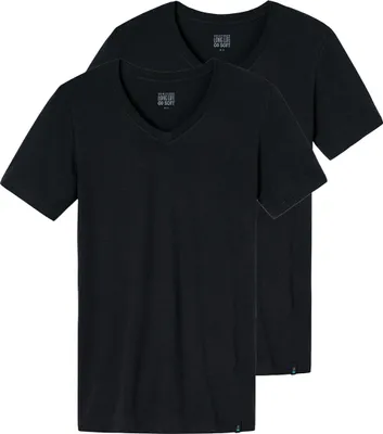 Produktbild von Schiesser 2er Pack Long Lift Soft Unterhemd / Shirt Kurzarm Bestes Feuchtigkeitsmanagement, Höchste Qualität und Langlebigkeit, Optimale Passform und Formstabilität