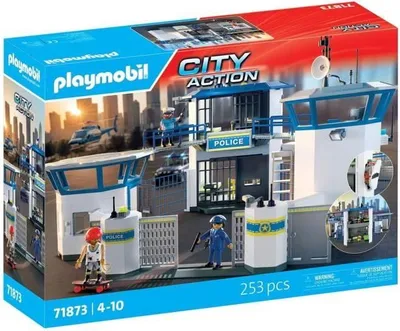 Produktbild von PLAYMOBIL City Action Polizei Kommandozentrale, 71873, 253 Teile, Ab 4 Jahren