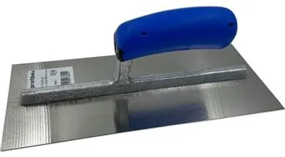 Produktbild von MAURERFREUND Glättekelle, rostfrei, Softgriff, 405x120x0,65 mm