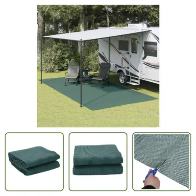 Produktbild von The Living Store Campingteppich Grün 6x3 m