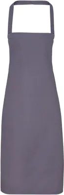 Produktbild von Premier Workwear PR102 | Baumwolle Apron (No Pocket) - 60 x 87 cm - Farbe: Dark Grey (ca. Pantone 431) - Größe: 60 x 87 cm