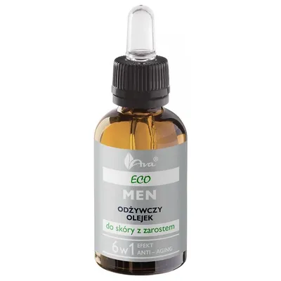 Obrázok produktu pre AVA, ECO Men, Odżywczy olejek do skóry z zarostem, 30 ml