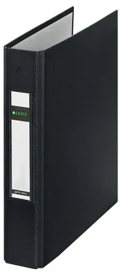 Produktbild von Leitz 42130095 Ringbuch (A5 2 Ringe 25 mm) Schwarz