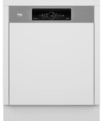 Image de Beko bPRO 500 BDSN36540XP, Encastrable, Taille standard (60 cm), Noir, Acier inoxydable, Tactile, LCD, 15 couverts
