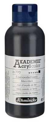 Obrázok produktu pre Akrylové farby Schmincke AKADEMIE 250 ml - 770 mars black