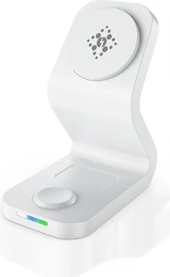 Produktbild von 15w 3-in-1 Magnetkabel-Ladegerät Stand Fast Charging Dock Station kompatibel für iPhone 12 Magsafe White